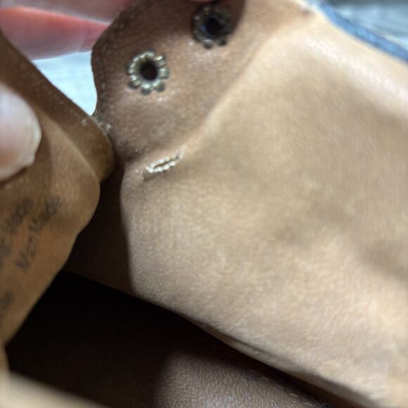 Kenneth Cole Reaction Men’s Boot Brewster Combat Leather Lace Up Brown Size 7 - Picture 8 of 9